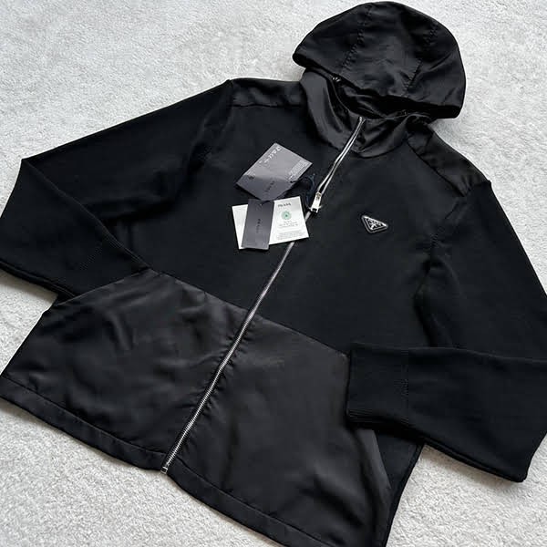 すぐ届くプラダ n級品 Re Nylon ギャバジンxウール ジャケット puk78187